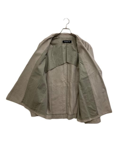 GALERIE VIE（ギャルリーヴィー）GALERIE VIE (ギャルリーヴィー) フレンチリネン サックジャケット ベージュ サイズ:Fの古着・服飾アイテム