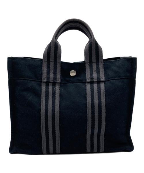 HERMES（エルメス）HERMES (エルメス) ハンドバッグ ネイビーの古着・服飾アイテム