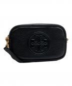 TORY BURCHトリーバーチ）の古着「ペリーボンベミニバッグ」｜ブラック