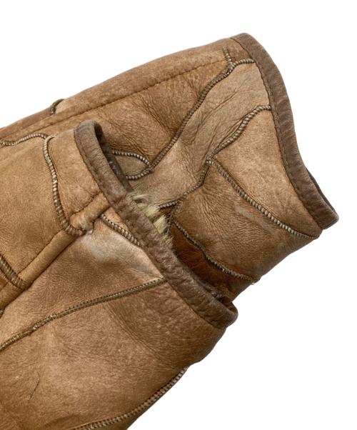 DAILY NEWS（デイリーニュース）DAILY NEWS (デイリーニュース) ラムレザージャケット ブラウン サイズ:FREEの古着・服飾アイテム