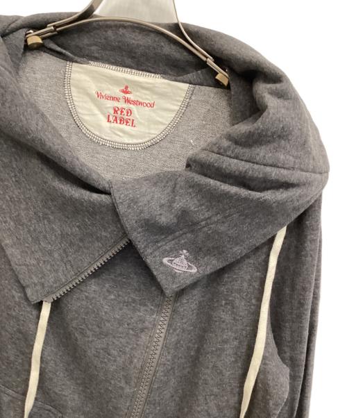 Vivienne Westwood RED LABEL（ヴィヴィアンウエストウッドレッドレーベル）Vivienne Westwood RED LABEL (ヴィヴィアンウエストウッドレッドレーベル) アシメパーカー グレー サイズ:1の古着・服飾アイテム