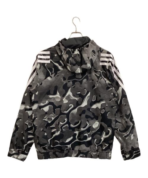 adidas（アディダス）adidas (アディダス) ナイロンパーカー グレー サイズ:Lの古着・服飾アイテム