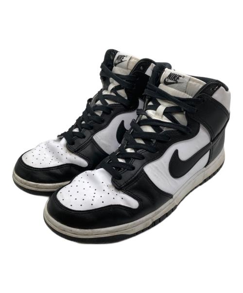 NIKE（ナイキ）NIKE (ナイキ) DUNK HI RETRO ハイカットスニーカー ホワイト×ブラック サイズ:26.5の古着・服飾アイテム