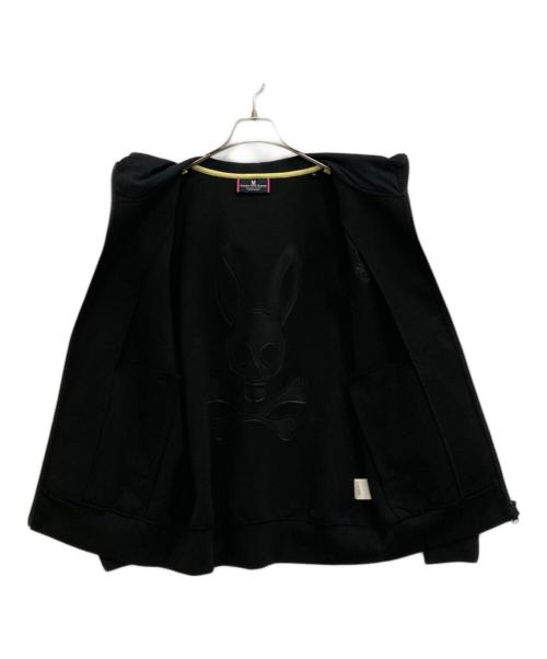 Psycho Bunny（サイコ バニー）Psycho Bunny (サイコ バニー) ジップパーカー ブラック サイズ:Mの古着・服飾アイテム