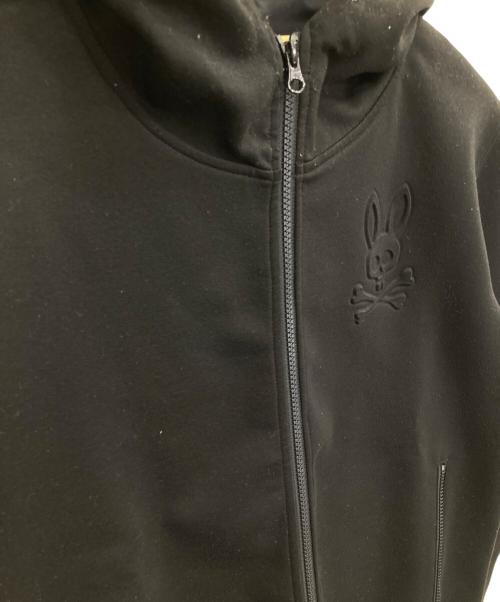 Psycho Bunny（サイコ バニー）Psycho Bunny (サイコ バニー) ジップパーカー ブラック サイズ:Mの古着・服飾アイテム