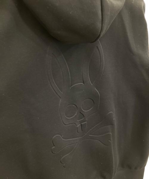 Psycho Bunny（サイコ バニー）Psycho Bunny (サイコ バニー) ジップパーカー ブラック サイズ:Mの古着・服飾アイテム