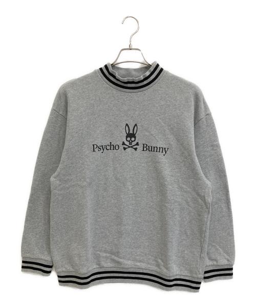 Psycho Bunny（サイコ バニー）Psycho Bunny (サイコ バニー) プリントスウェット グレー サイズ:Lの古着・服飾アイテム