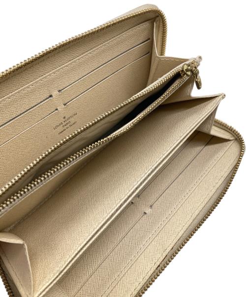 LOUIS VUITTON（ルイ ヴィトン）LOUIS VUITTON (ルイ ヴィトン) ラウンドファスナー財布 ベージュの古着・服飾アイテム