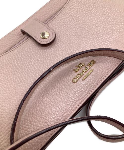 COACH（コーチ）COACH (コーチ) ショルダーウォレット ピンクの古着・服飾アイテム