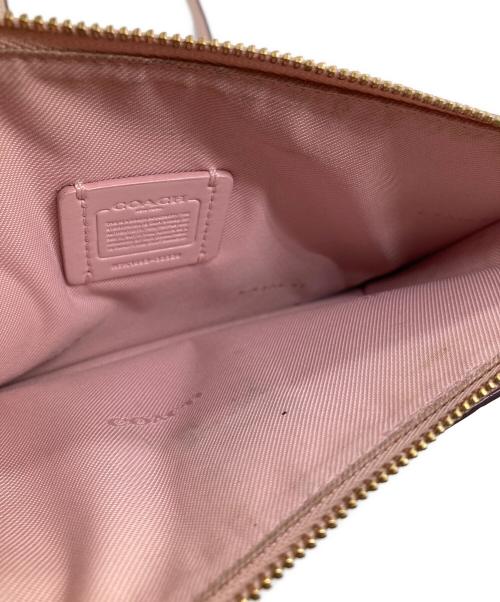 COACH（コーチ）COACH (コーチ) ショルダーウォレット ピンクの古着・服飾アイテム