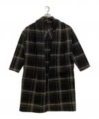 mylankaミランカ）の古着「ガウンコート」｜ブラック