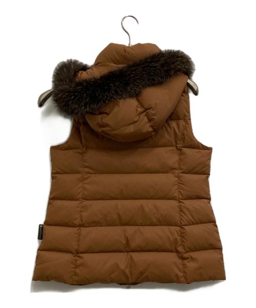 MACKINTOSH LONDON（マッキントッシュ ロンドン）MACKINTOSH LONDON (マッキントッシュ ロンドン) ダウンベスト ブラウン サイズ:40の古着・服飾アイテム