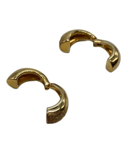 AYAMI jewelry（アヤミ ジュエリー）AYAMI jewelry (アヤミ ジュエリー) Marquise Pave Earrings ゴールドの古着・服飾アイテム