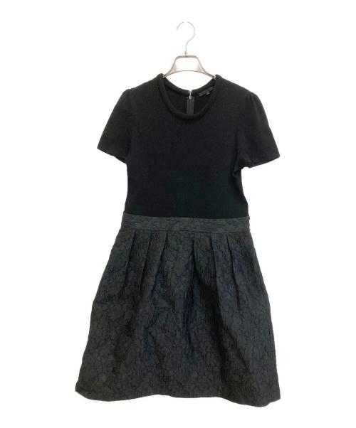 TO BE CHIC（トゥービーシック）TO BE CHIC (トゥービーシック) ドッキングワンピース ブラック サイズ:42の古着・服飾アイテム