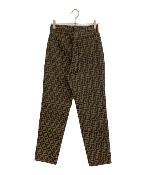 FENDI（フェンディ）FENDI (フェンディ) ズッカ柄パンツ ブラウン サイズ:29の古着・服飾アイテム