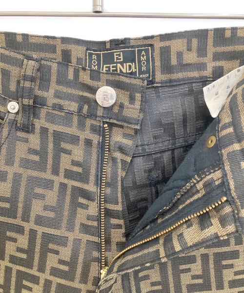 FENDI（フェンディ）FENDI (フェンディ) ズッカ柄パンツ ブラウン サイズ:29の古着・服飾アイテム