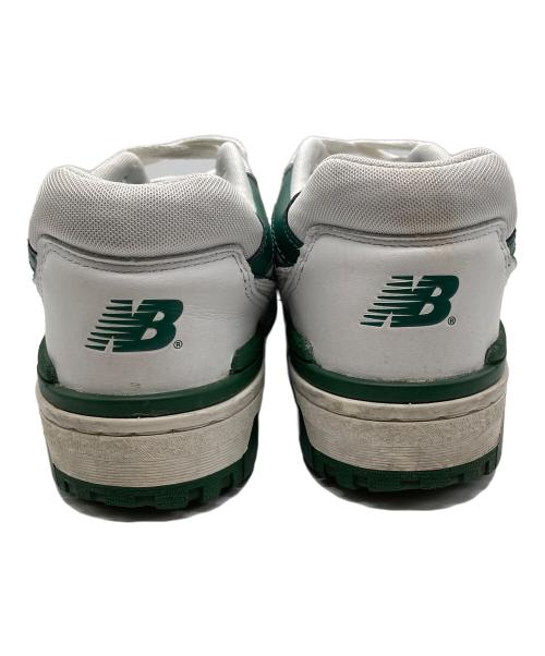 NEW BALANCE（ニューバランス）NEW BALANCE (ニューバランス) スニーカー ホワイト×グリーン サイズ:23.5の古着・服飾アイテム