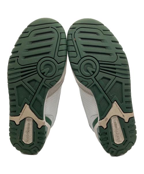 NEW BALANCE（ニューバランス）NEW BALANCE (ニューバランス) スニーカー ホワイト×グリーン サイズ:23.5の古着・服飾アイテム