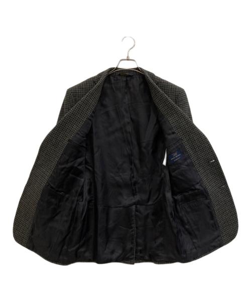 346 BROOKS BROTHERS（346 ブルックスブラザーズ）346 BROOKS BROTHERS (346 ブルックスブラザーズ) 千鳥格子柄ウールテーラードジャケット グレー サイズ:48の古着・服飾アイテム