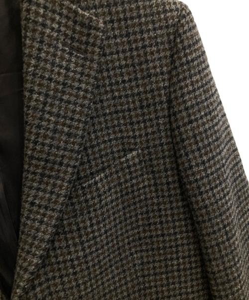346 BROOKS BROTHERS（346 ブルックスブラザーズ）346 BROOKS BROTHERS (346 ブルックスブラザーズ) 千鳥格子柄ウールテーラードジャケット グレー サイズ:48の古着・服飾アイテム