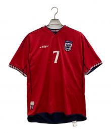 UMBRO（アンブロ）の古着「ゲームシャツ」｜レッド