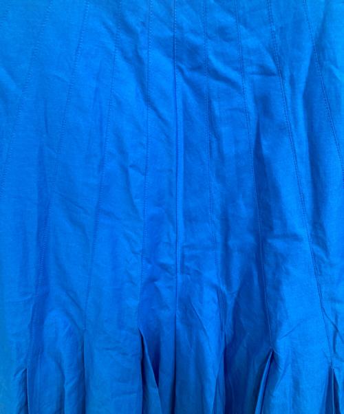 merlette（マーレット）Merlette (マーレット) インド綿フレアワンピース ベルテッド ブルー サイズ:XSの古着・服飾アイテム