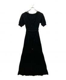 DazzliN（ダズリン）の古着「ニットワンピース」｜ブラック