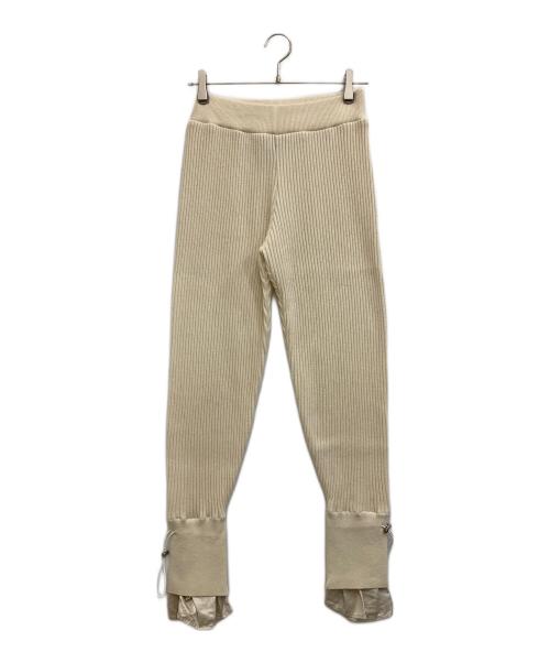 CHERIE（シェリー）CHERIE (シェリー) ウールニットパンツ アイボリー サイズ:F 未使用品の古着・服飾アイテム