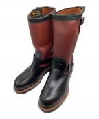 CHIPPEWAチペワ）の古着「11 STEEL TOE ENGINEER」｜レッド×ブラック