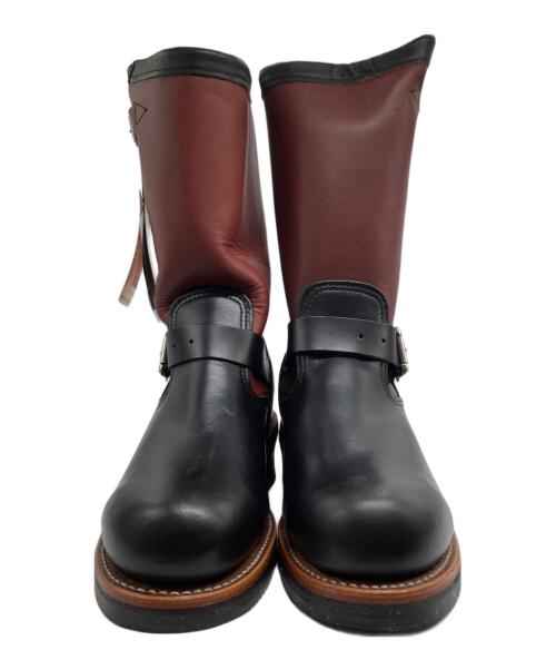 CHIPPEWA（チペワ）CHIPPEWA (チペワ) 11 STEEL TOE ENGINEER レッド×ブラック サイズ:25.5 未使用品の古着・服飾アイテム