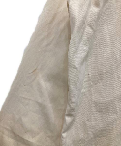 RALPH LAUREN（ラルフローレン）RALPH LAUREN (ラルフローレン) シルクコットンボタンダウンシャツ アイボリー サイズ:LTの古着・服飾アイテム