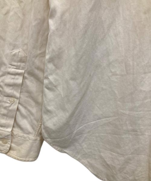 RALPH LAUREN（ラルフローレン）RALPH LAUREN (ラルフローレン) シルクコットンボタンダウンシャツ アイボリー サイズ:LTの古着・服飾アイテム