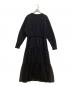 SueUNDERCOVER (スーアンダーカバー) スウェットドッキングワンピース ブラック サイズ:2：6000円