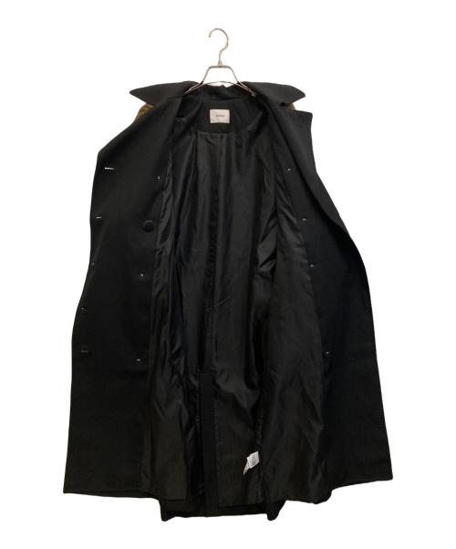 MURUA（ムルーア）MURUA (ムルーア) ファー切替トレンチコ-ト ブラック サイズ:Fの古着・服飾アイテム