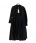 sacai (サカイ) Wool Knit x Satin Dress ブラック サイズ:1：25000円