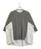 sacaiサカイ）の古着「ウールニット」｜グレー