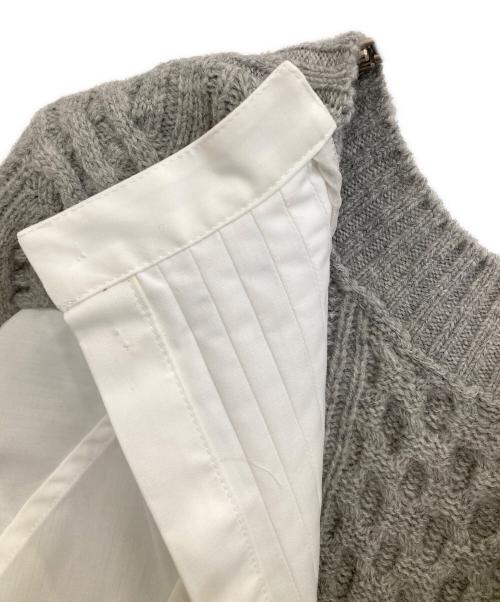 sacai（サカイ）sacai (サカイ) ウールニット グレー サイズ:1の古着・服飾アイテム