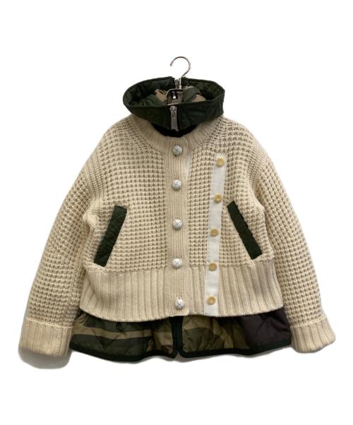 sacai（サカイ）sacai (サカイ) KAWS (カウズ) ドッキングジャケット ホワイト サイズ:1の古着・服飾アイテム