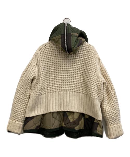 sacai（サカイ）sacai (サカイ) KAWS (カウズ) ドッキングジャケット ホワイト サイズ:1の古着・服飾アイテム