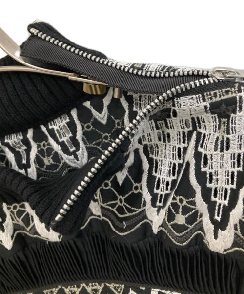 sacai（サカイ）sacai (サカイ) ノースリーブワンピース ブラック サイズ:1の古着・服飾アイテム