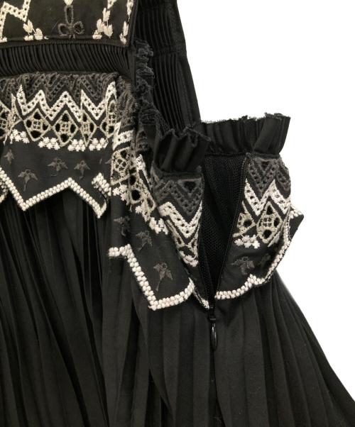 sacai（サカイ）sacai (サカイ) ノースリーブワンピース ブラック サイズ:1の古着・服飾アイテム