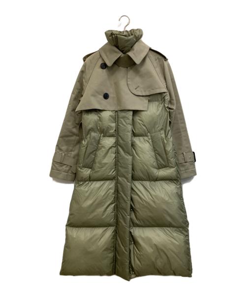 sacai（サカイ）sacai (サカイ) Cotton Gabardine Padded Coat カーキ サイズ:1の古着・服飾アイテム