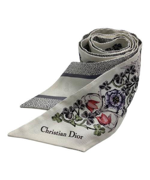 Christian Dior（クリスチャン ディオール）Christian Dior (クリスチャン ディオール) ミッツァスカーフ グレーの古着・服飾アイテム