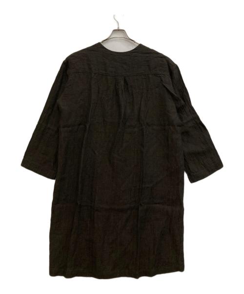 rai・atelier（ライアトリエ）rai・atelier (ライアトリエ) リネンワンピース ブラウン サイズ:-の古着・服飾アイテム