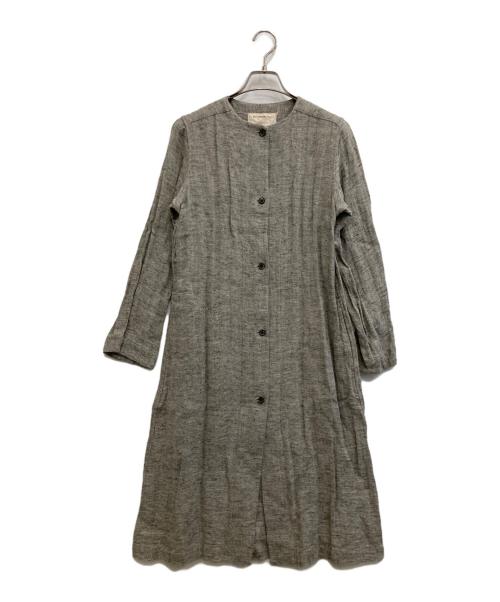 rai・atelier（ライアトリエ）rai・atelier (ライアトリエ) リネンワンピース グレー サイズ:-の古着・服飾アイテム