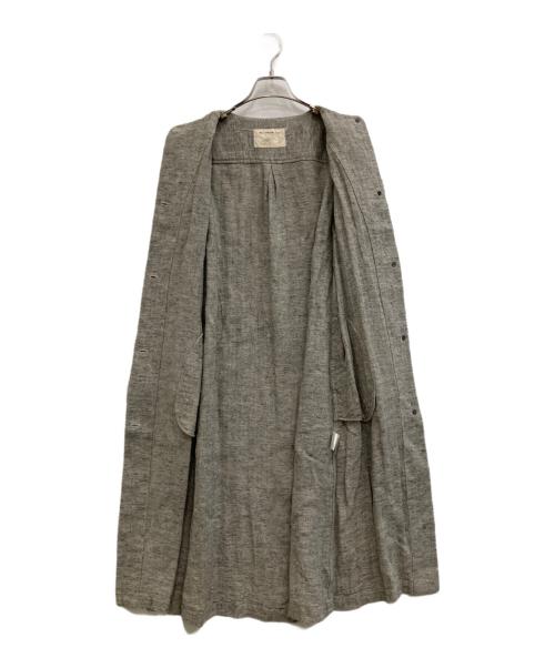 rai・atelier（ライアトリエ）rai・atelier (ライアトリエ) リネンワンピース グレー サイズ:-の古着・服飾アイテム
