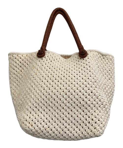 RALPH LAUREN（ラルフローレン）RALPH LAUREN (ラルフローレン) ハンドバッグ ホワイトの古着・服飾アイテム