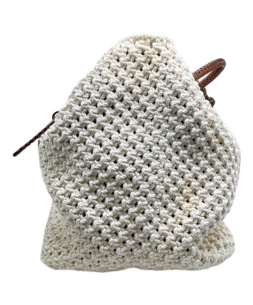 RALPH LAUREN（ラルフローレン）RALPH LAUREN (ラルフローレン) ハンドバッグ ホワイトの古着・服飾アイテム