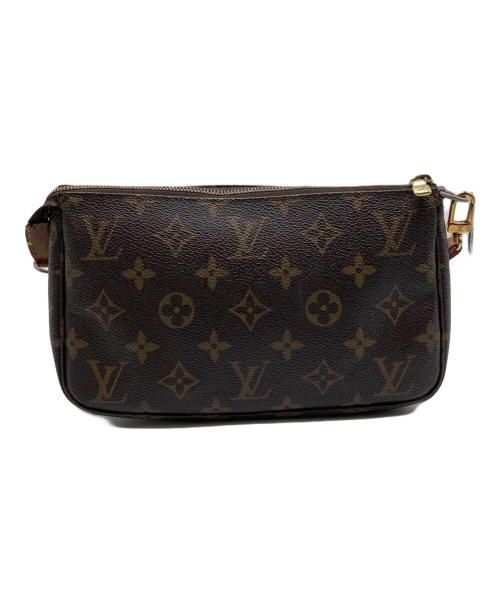 LOUIS VUITTON（ルイ ヴィトン）LOUIS VUITTON (ルイ ヴィトン) ハンドポーチ ブラウンの古着・服飾アイテム