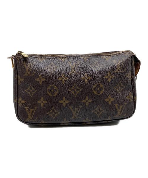LOUIS VUITTON（ルイ ヴィトン）LOUIS VUITTON (ルイ ヴィトン) ハンドポーチ ブラウンの古着・服飾アイテム